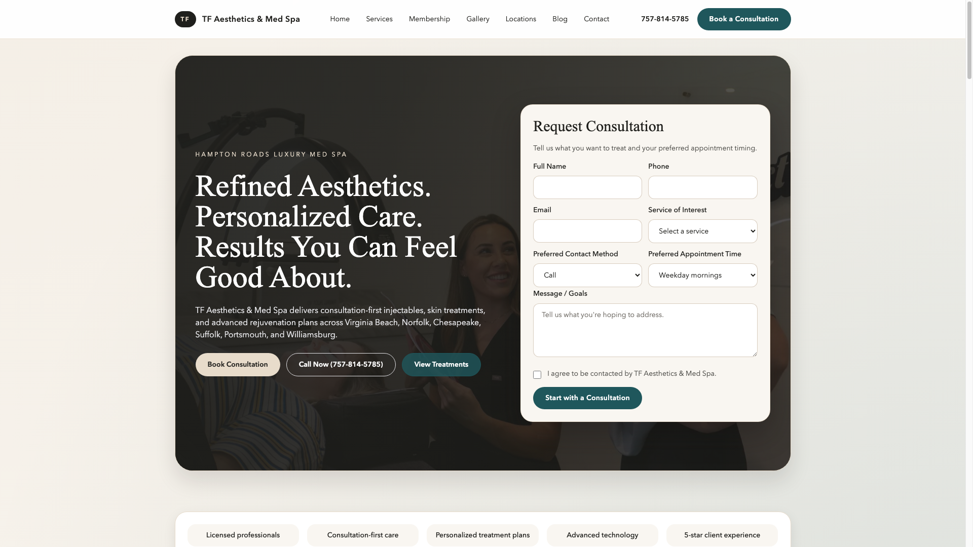 Medical Spa Clinic Concept