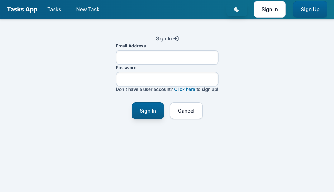 Full Stack React Tasks/Notes App